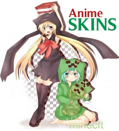 Anime SKINS/Аниме скины для minecraft