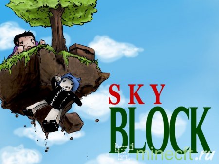 Карта на тему SkyBlock