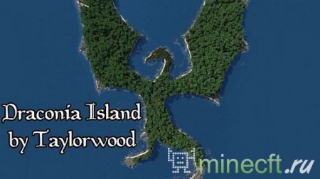 Карта "Draconia Survival Island" Остров-дракон