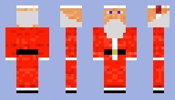 Скин для Minecraft "Santa" санта дед мороз