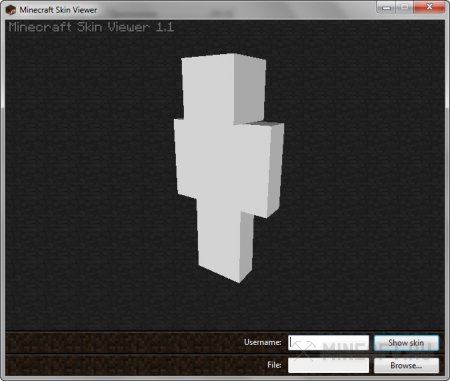 Minecraft Skin viewer v1.1